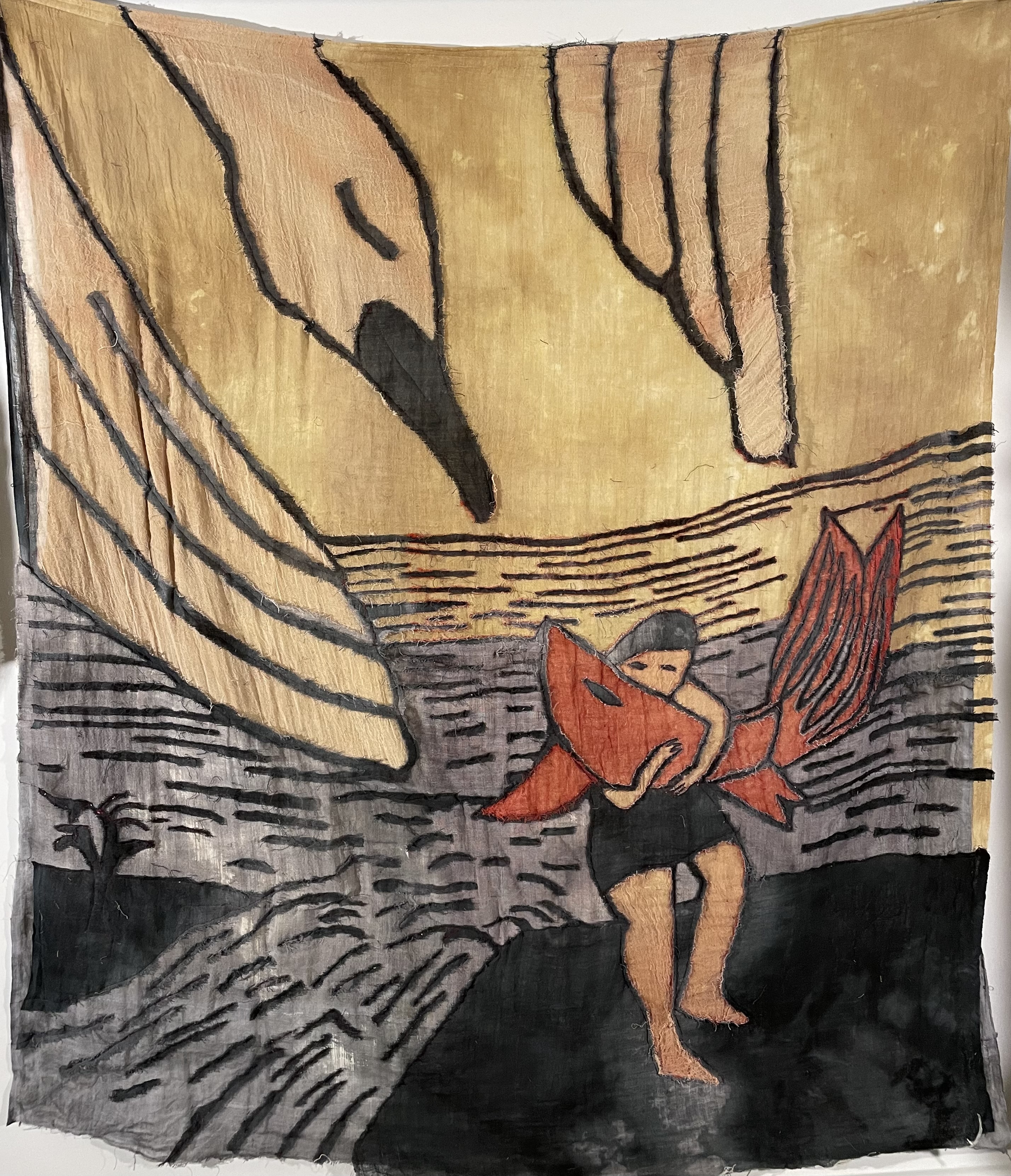 Batiks of Deniz Bilgin and Güneş Terkol 'Her Heart is Like a Bird' — Galeri Nev, 2021